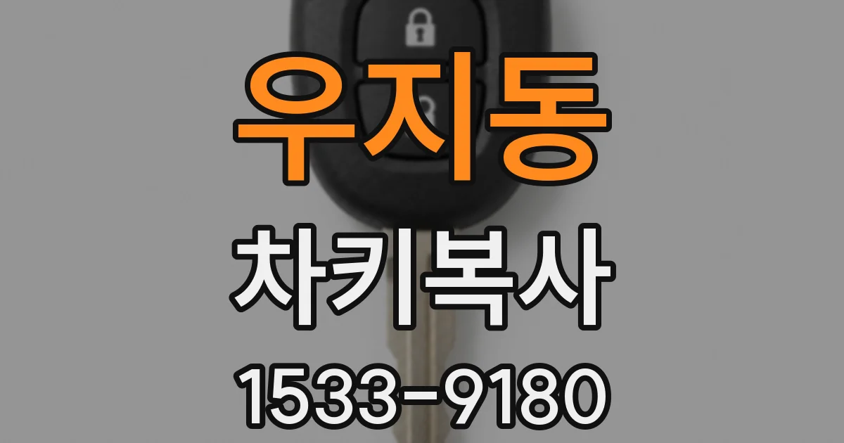 우지동 차키복사