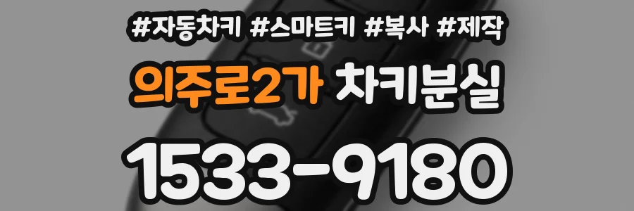 의주로2가 차키분실