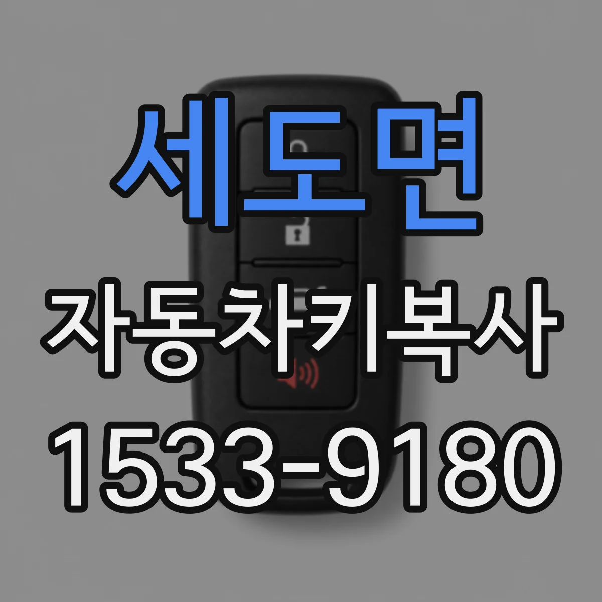 세도면 자동차키복사