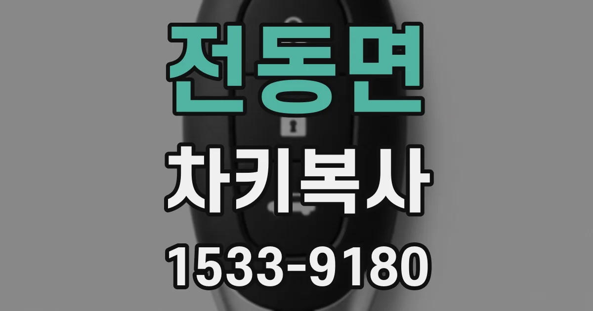 전동면 차키복사
