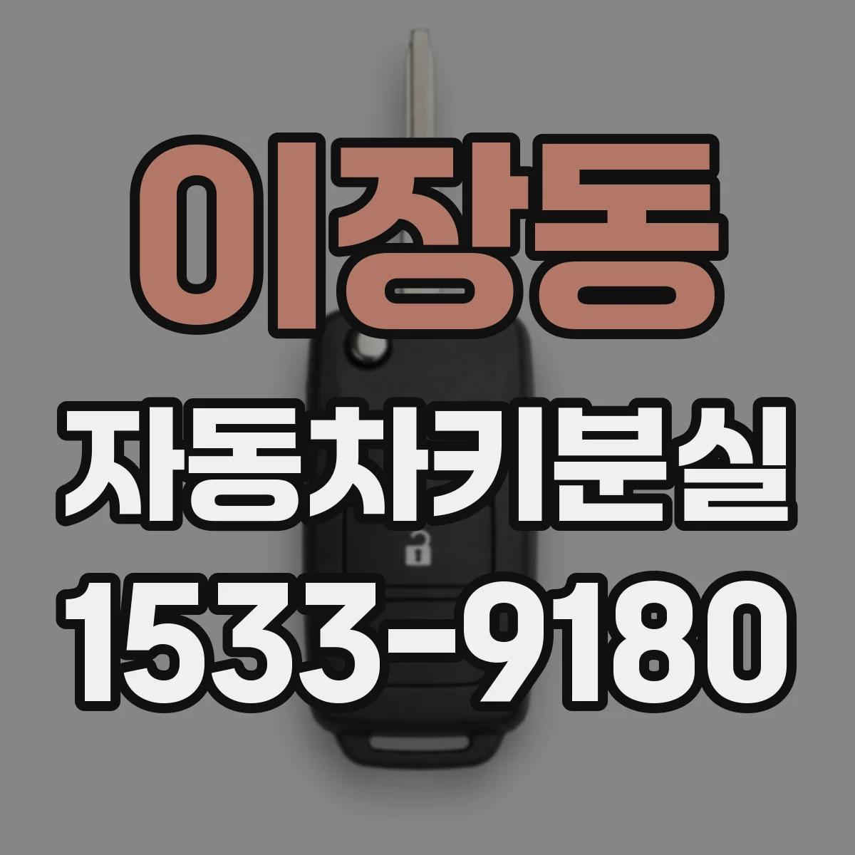 이장동 자동차키분실