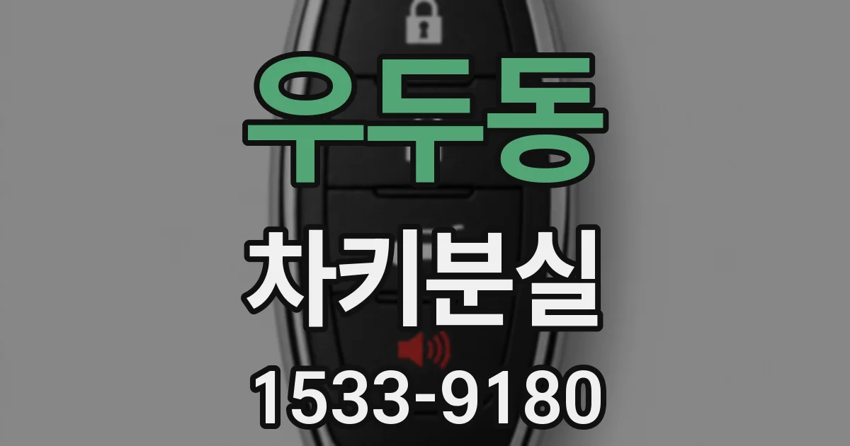 우두동 차키분실