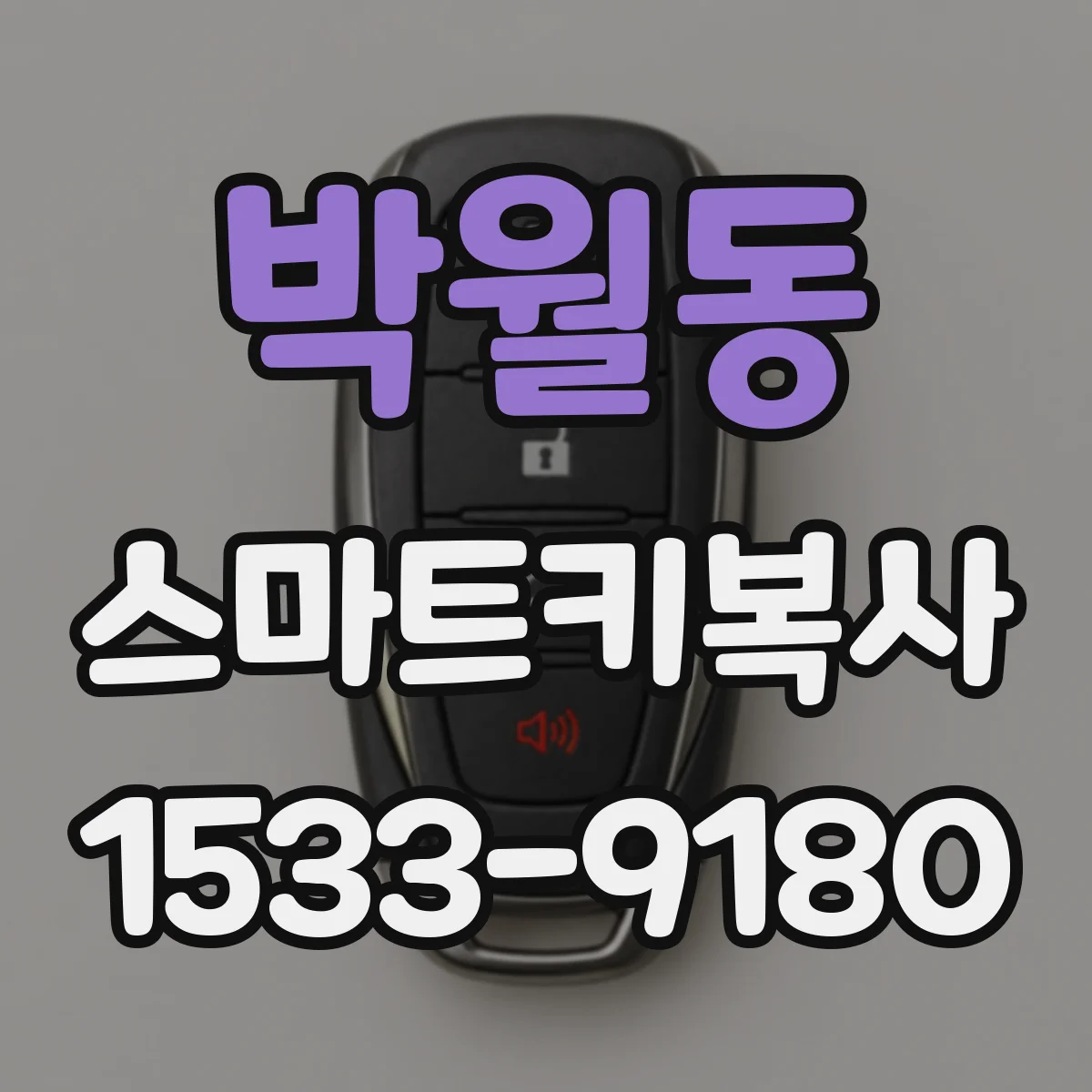 박월동 스마트키복사