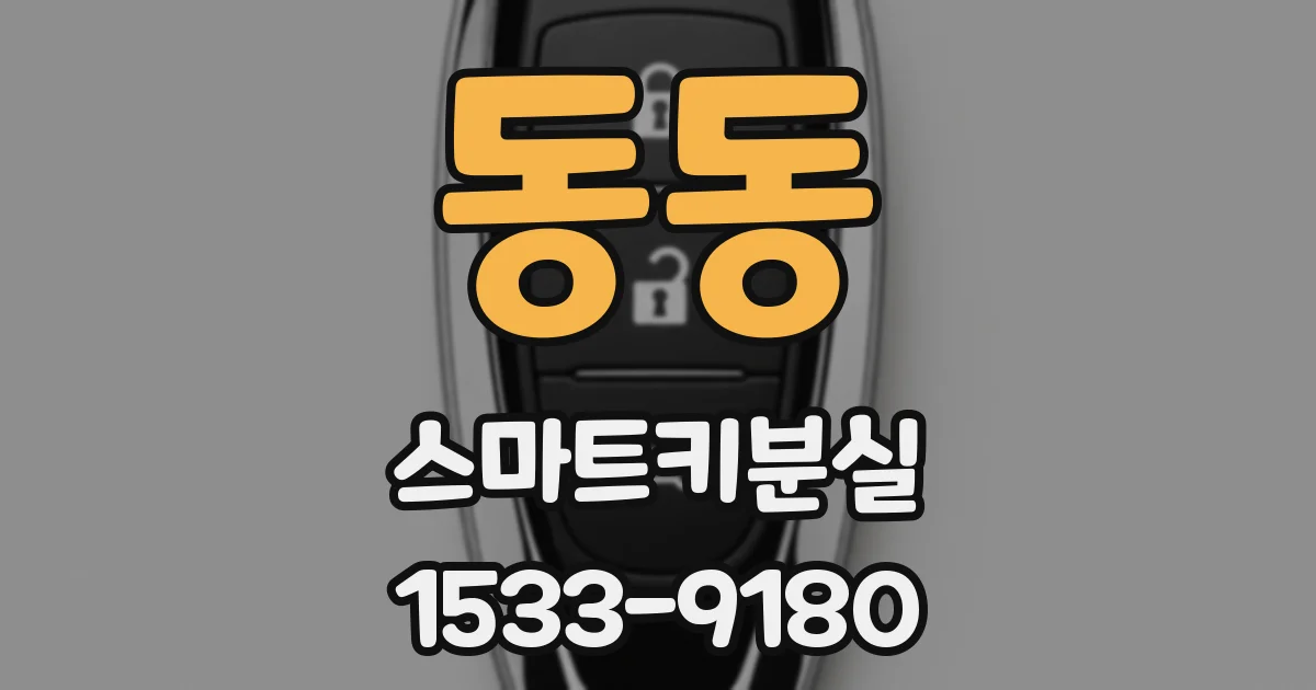 동동 스마트키분실