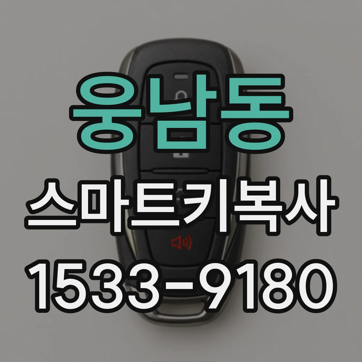 웅남동 스마트키복사