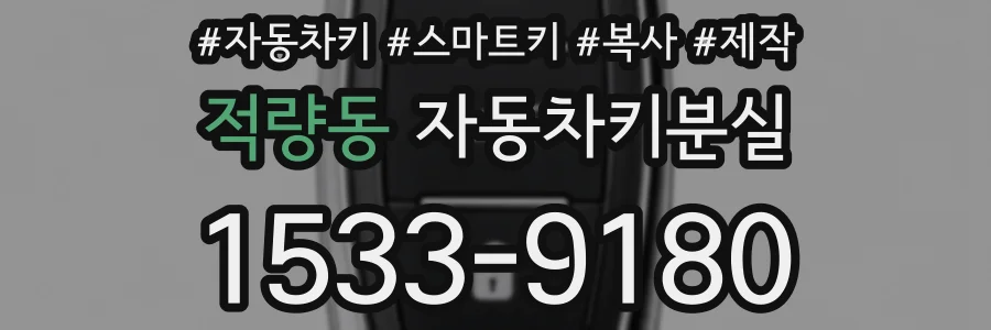 적량동 자동차키분실