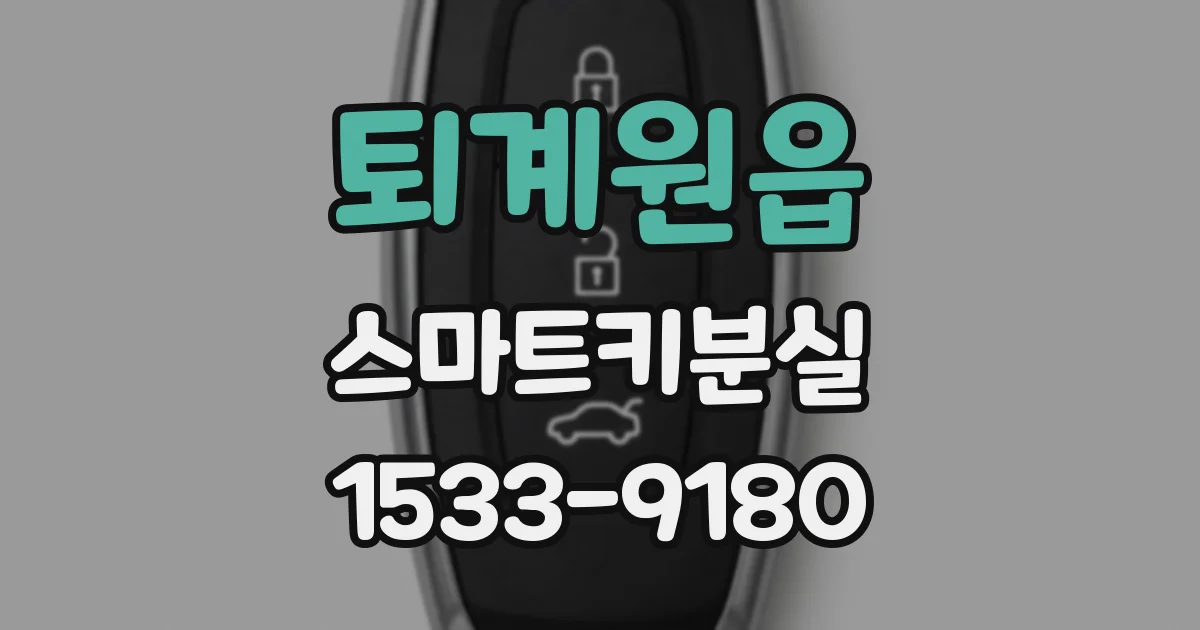 퇴계원읍 스마트키분실