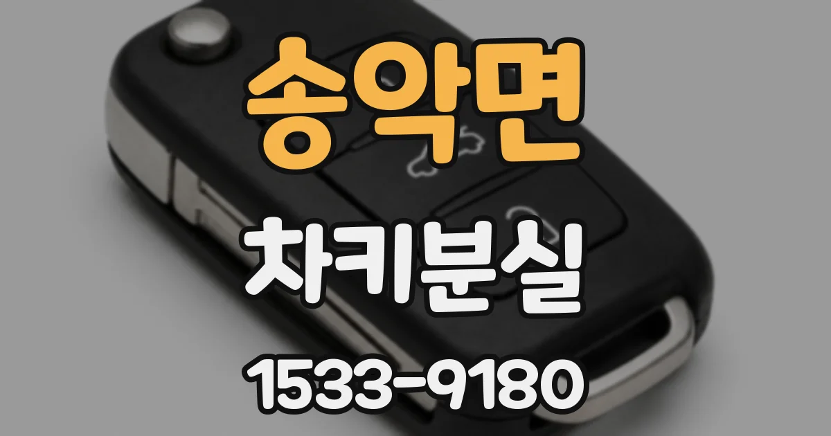 송악면 차키분실
