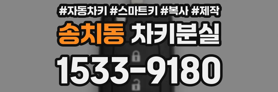 송치동 차키분실