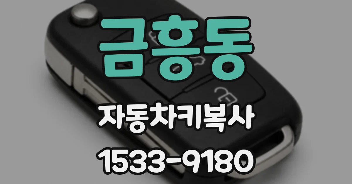 금흥동 자동차키복사