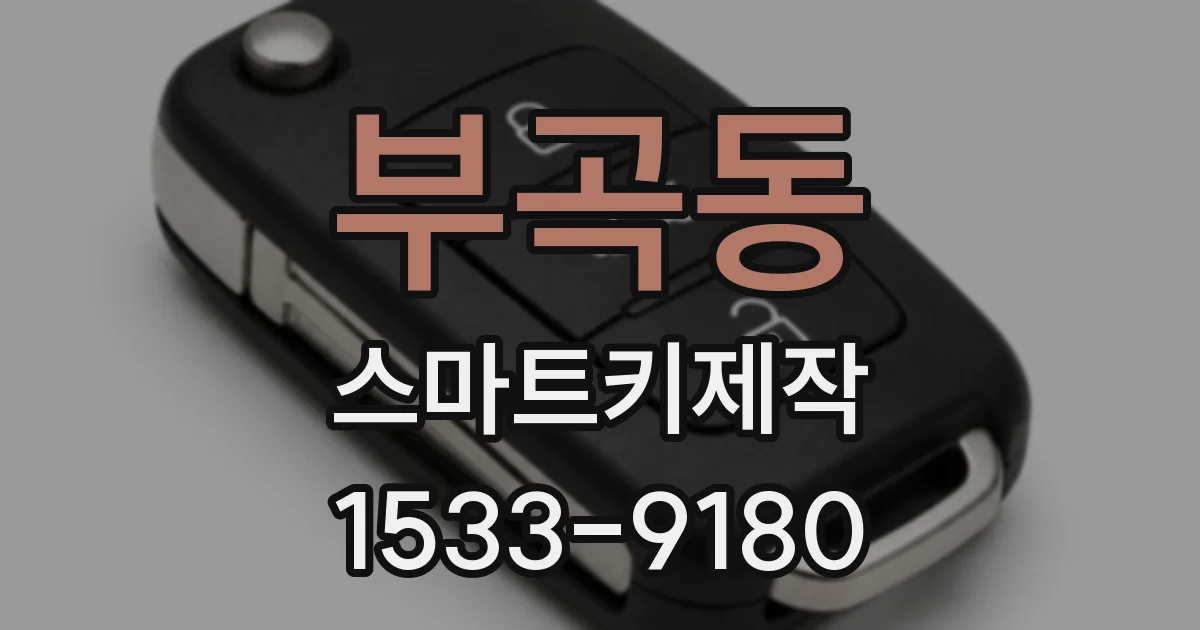 부곡동 스마트키제작