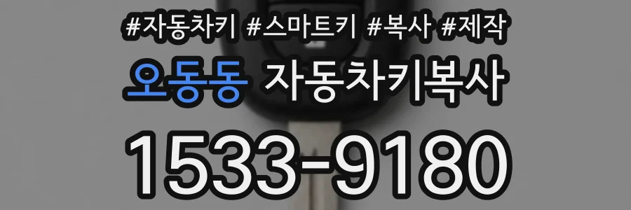 오동동 자동차키복사