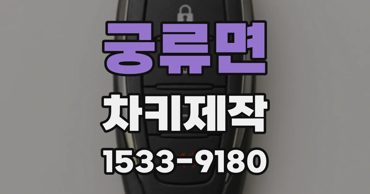 궁류면 차키제작
