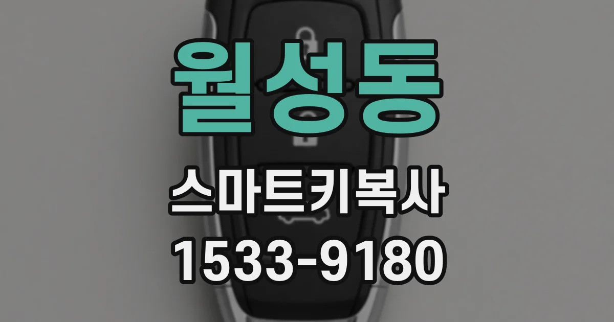 월성동 스마트키복사