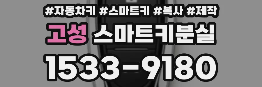 고성 스마트키분실