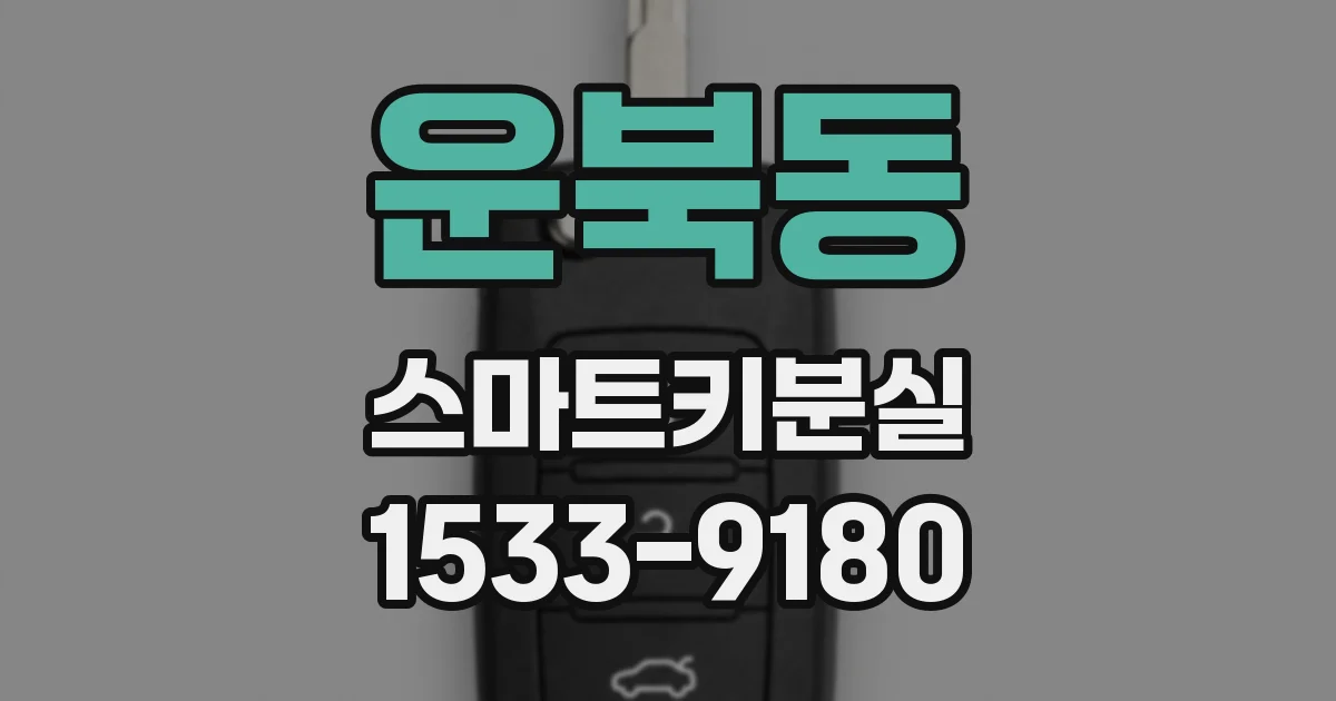 운북동 스마트키분실