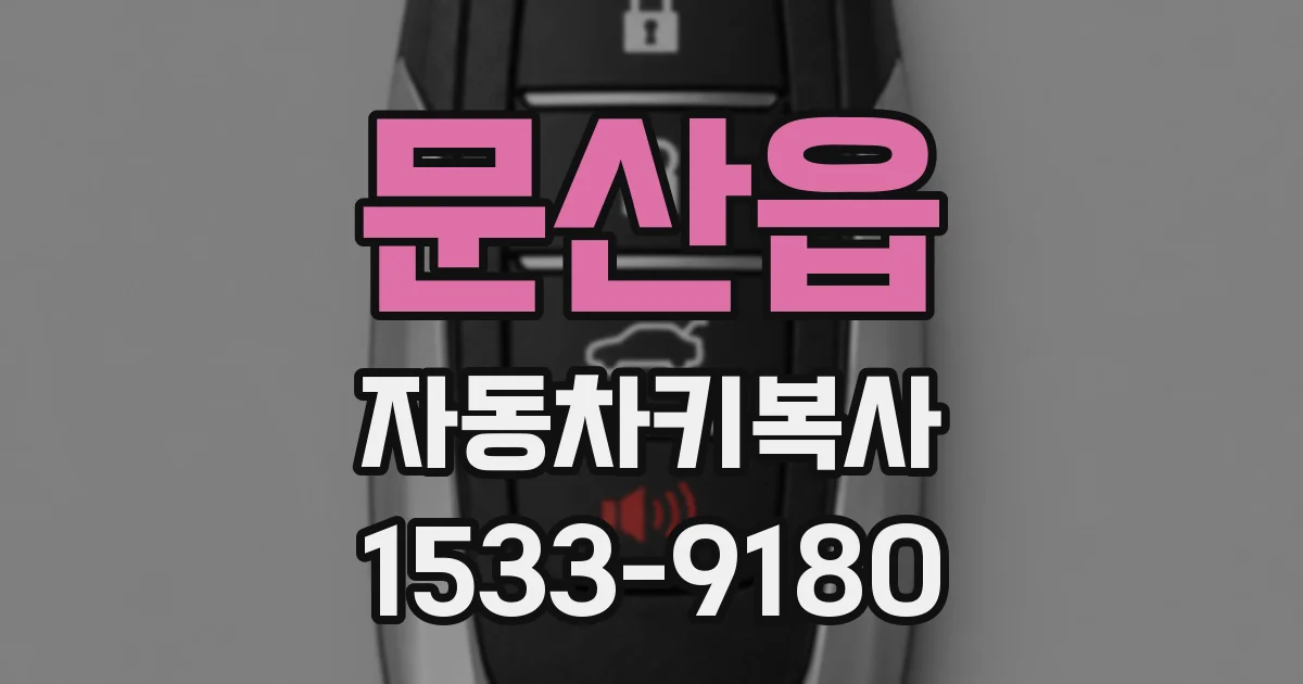 문산읍 자동차키복사