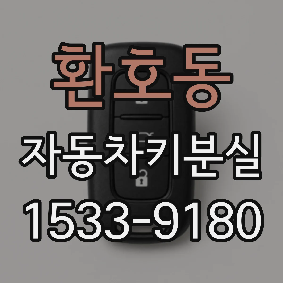 환호동 자동차키분실