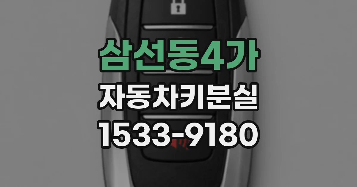 삼선동4가 자동차키분실