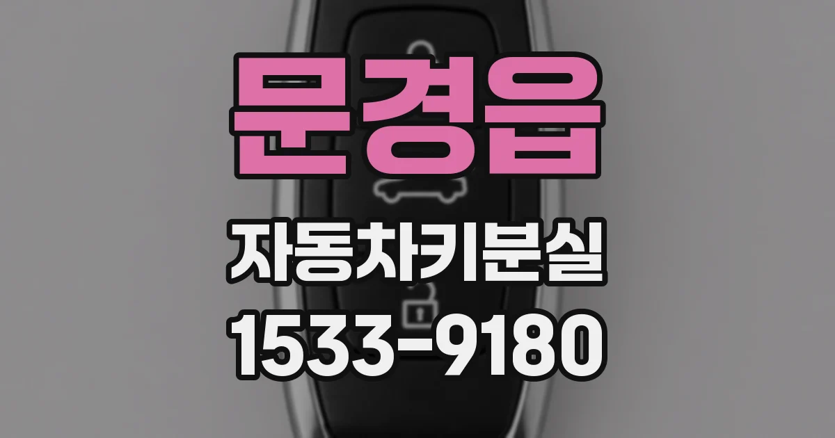 문경읍 자동차키분실
