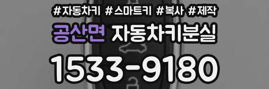 공산면 자동차키분실
