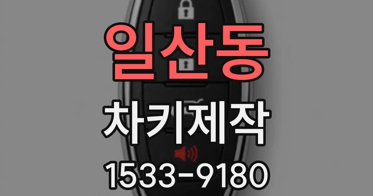 일산동 차키제작