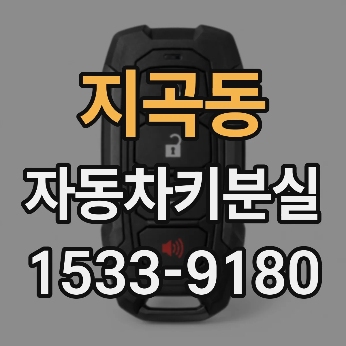지곡동 자동차키분실