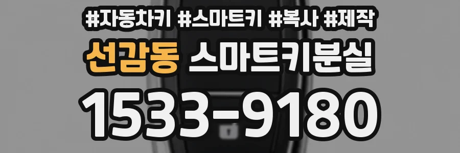 선감동 스마트키분실