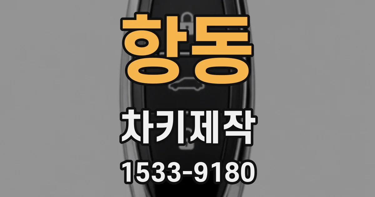 항동 차키제작