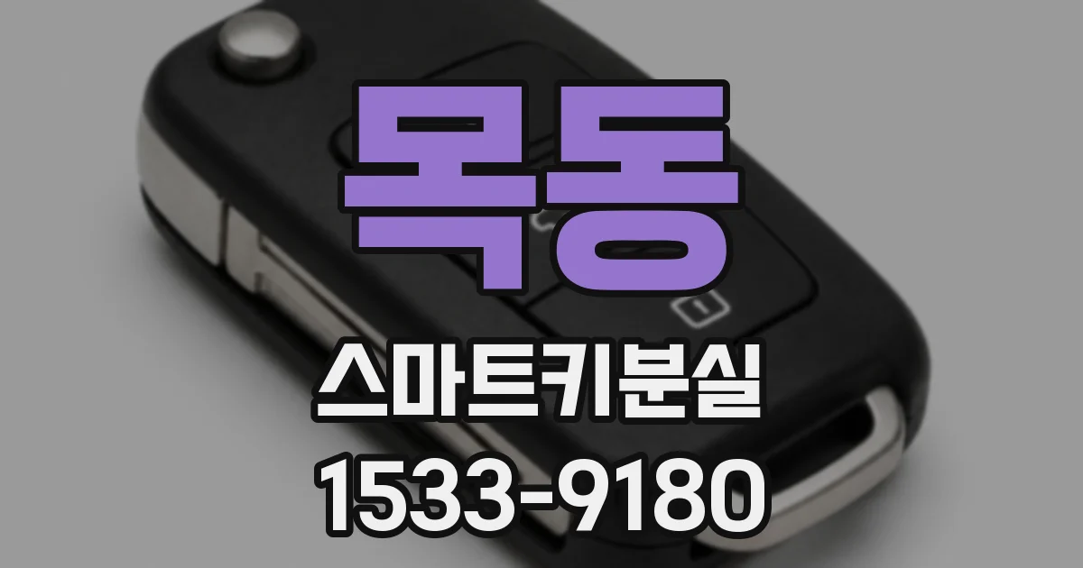 목동 스마트키분실