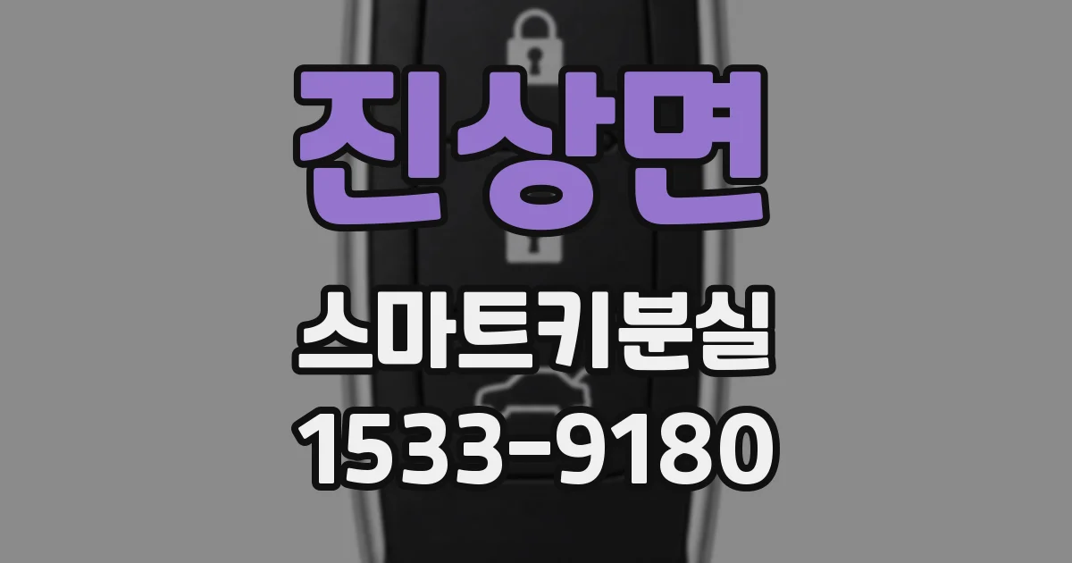 진상면 스마트키분실