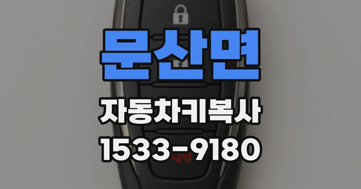 문산면 자동차키복사
