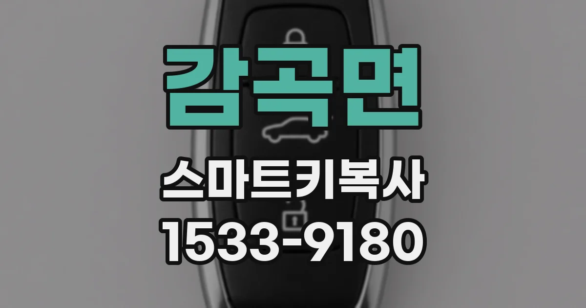 감곡면 스마트키복사