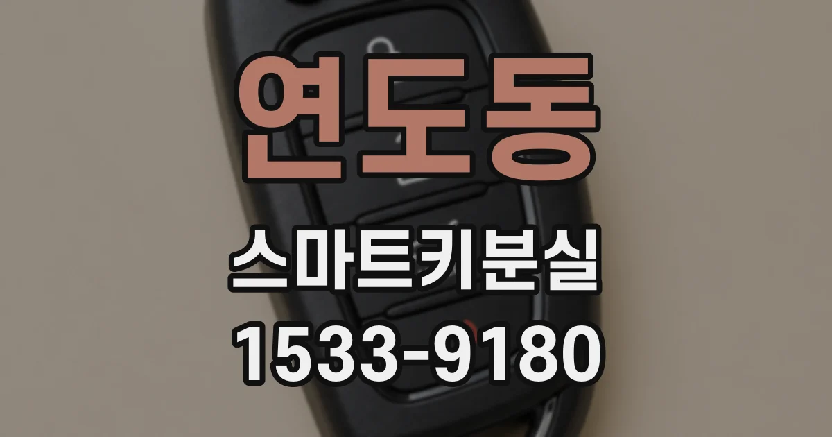 연도동 스마트키분실