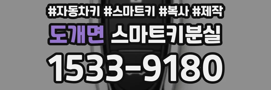 도개면 스마트키분실
