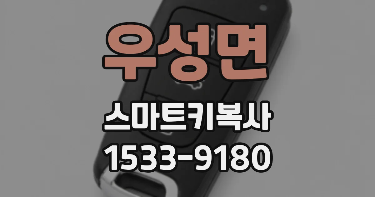 우성면 스마트키복사