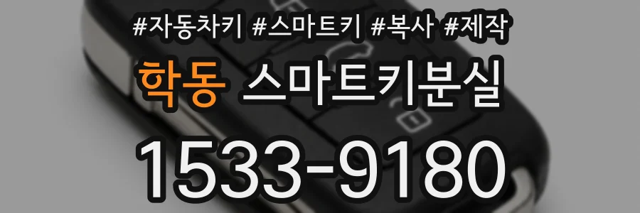 학동 스마트키분실