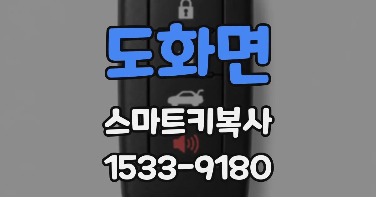 도화면 스마트키복사