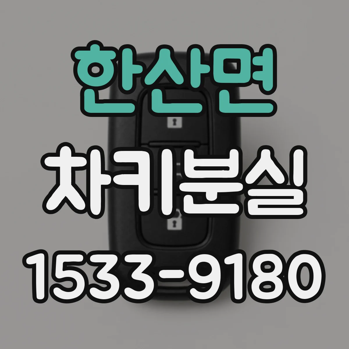 한산면 차키분실
