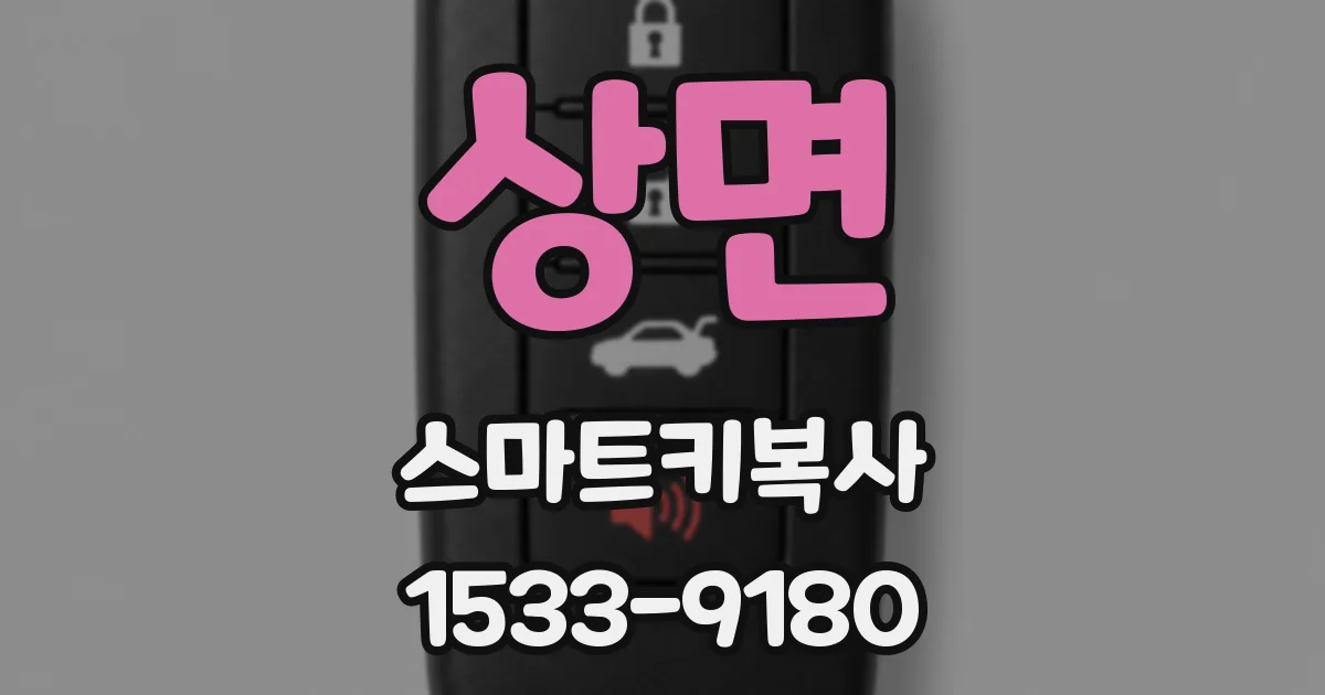 상면 스마트키복사