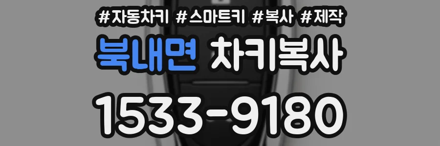 북내면 차키복사