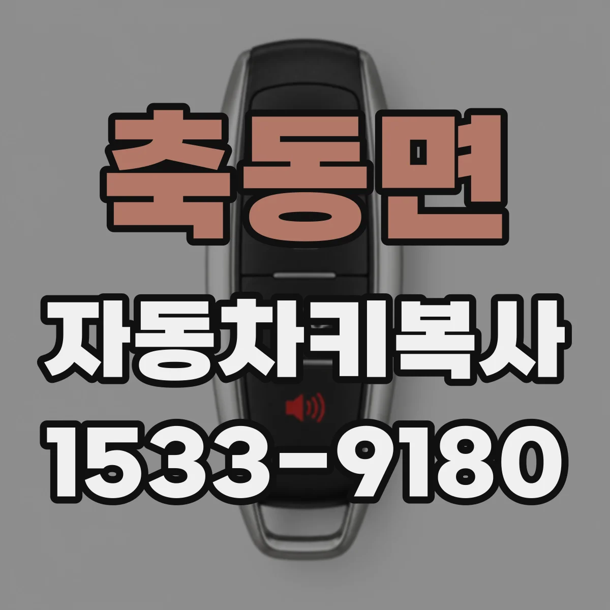 축동면 자동차키복사