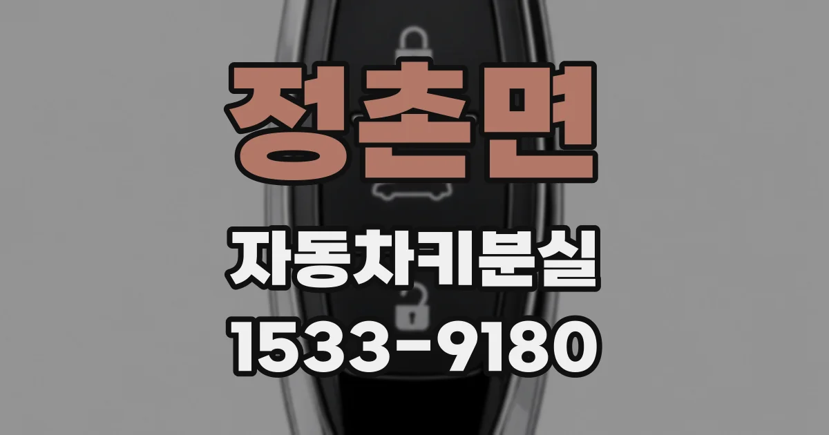정촌면 자동차키분실