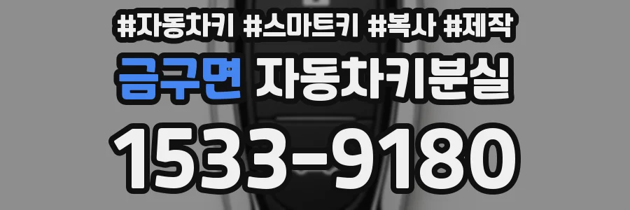 금구면 자동차키분실