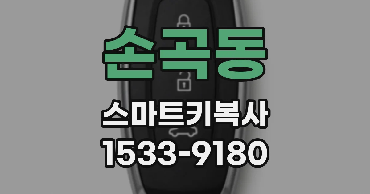 손곡동 스마트키복사