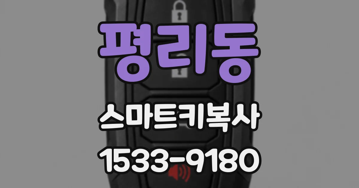 평리동 스마트키복사