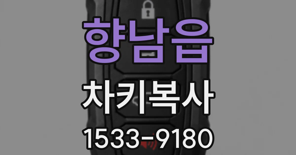 향남읍 차키복사