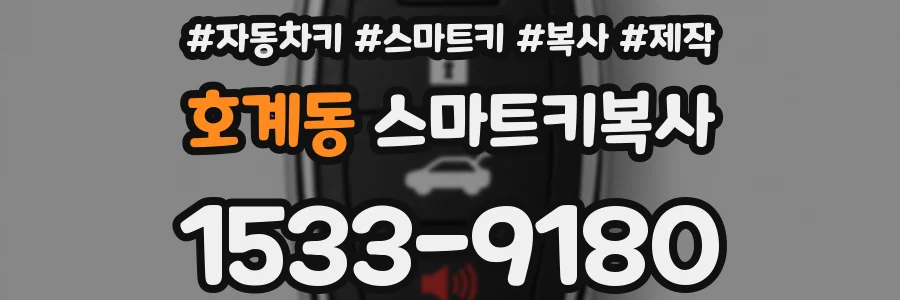 호계동 스마트키복사