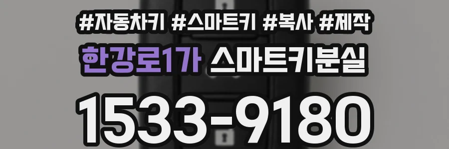 한강로1가 스마트키분실