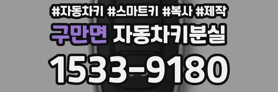 구만면 자동차키분실